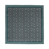 Batistă de buzunar din mătase pentru bărbați, verde, model paisley – JONA