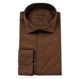 Cămașă pentru bărbați, maro uni – JONA