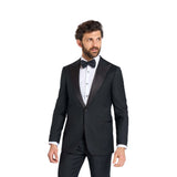 Costum Ceremonie Bărbați Negru Elegant - JONA