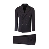 Costum Business Elegant Bărbați, dublu nasturi, negru - JONA