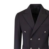 Costum Business Elegant Bărbați, dublu nasturi, negru - JONA