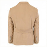 Jachetă din catifea reiată pentru bărbați, camel – JONA