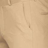 Pantaloni eleganți uni pentru bărbați, bej – JONA