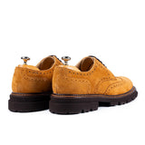Pantofi Bărbați Brogue Piele Naturală Galben-Muștar - JONA