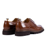 Pantofi Bărbați Derby, Piele Naturală maro elegant - JONA