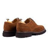 Pantofi eleganți bărbați, maro velur - JONA