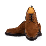 Pantofi eleganți bărbați, maro velur - JONA