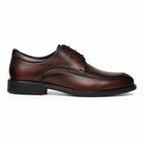 Pantofi Eleganți Derby Bărbați Piele Naturală Maro Închis - JONA