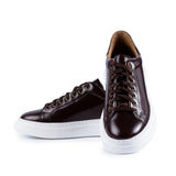 Pantofi sport Bărbați Maro Închis Talpă Memorie Albă - JONA