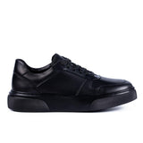 Pantofi Sport Bărbați Talpă Groasă Negru - JONA