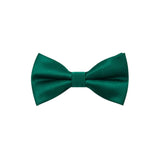 Papion din mătase pentru bărbați, verde smarald, uni – JONA