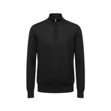 Pulover pentru bărbați cu fermoar, negru – JONA