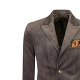 Sacou din catifea reiată pentru bărbați, gri – JONA