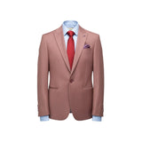 Sacou slim fit pentru bărbați, roz pal – JONA